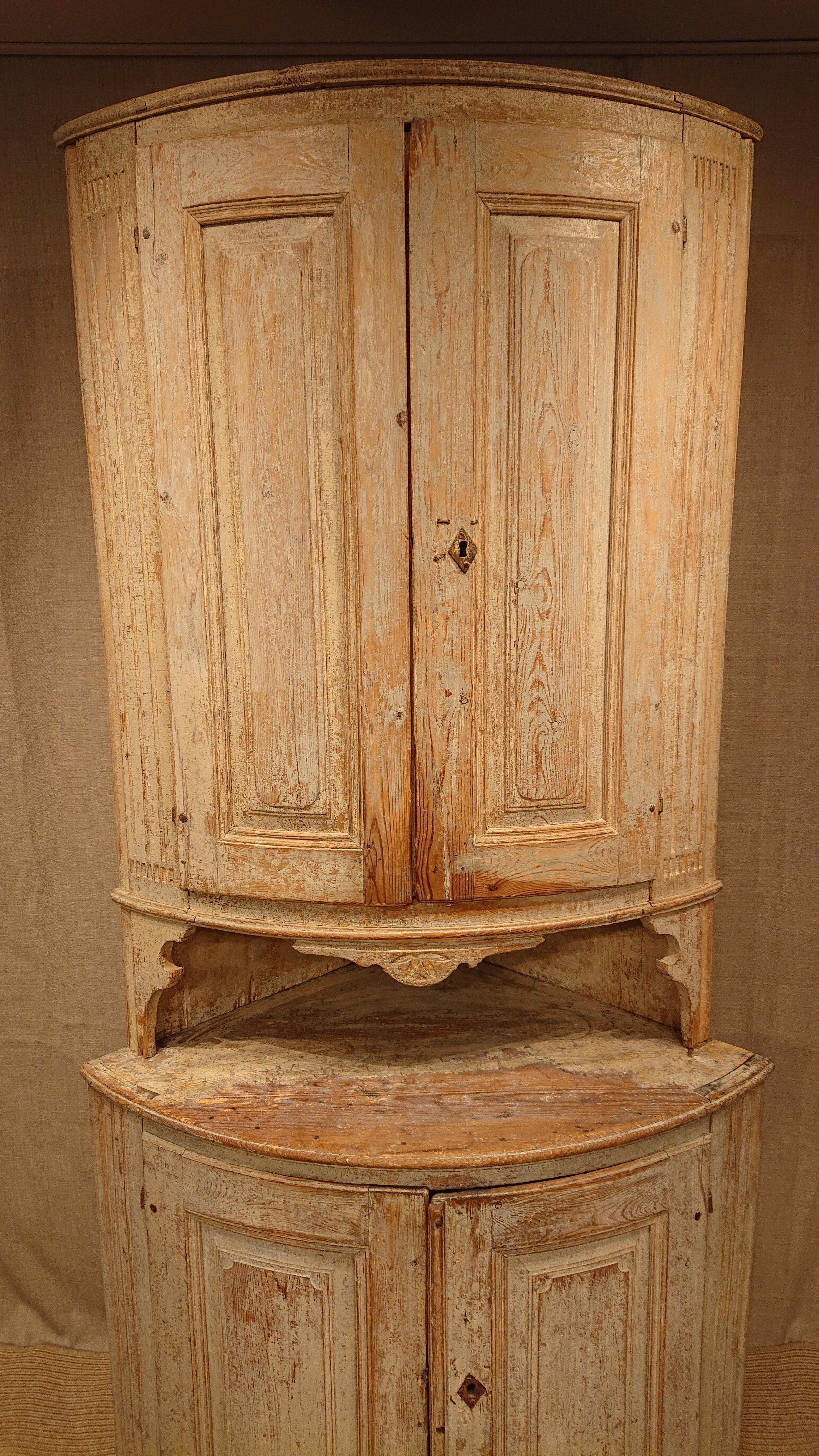 swedish corner cabinet