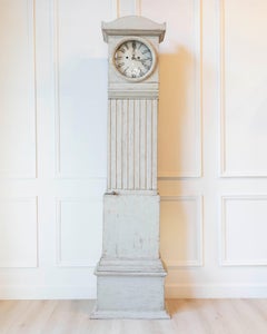 Early 19th-Century Swedish Gustavian Longcase Clock, Circa 1800
