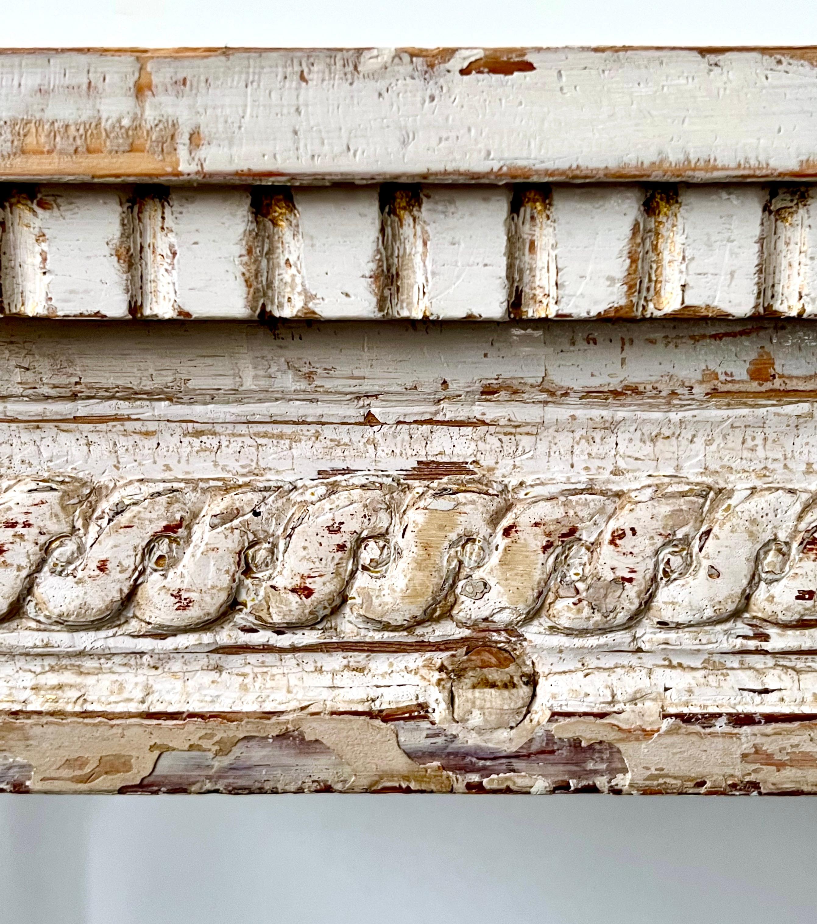 Early 19th Century Swedish Gustavian Neoclassical Painted Console Table 2