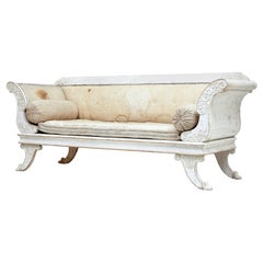 Early 19th Century Swedish Gustavian Painted Sofa