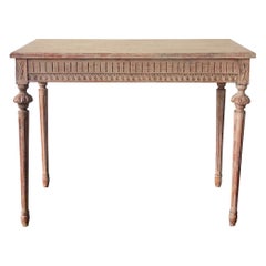 Early 19th Century Swedish Gustavian Period Freestanding Console Table
