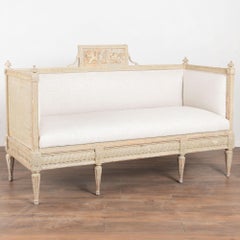 Schwedische Kieferbank aus dem frühen 19. Jahrhundert