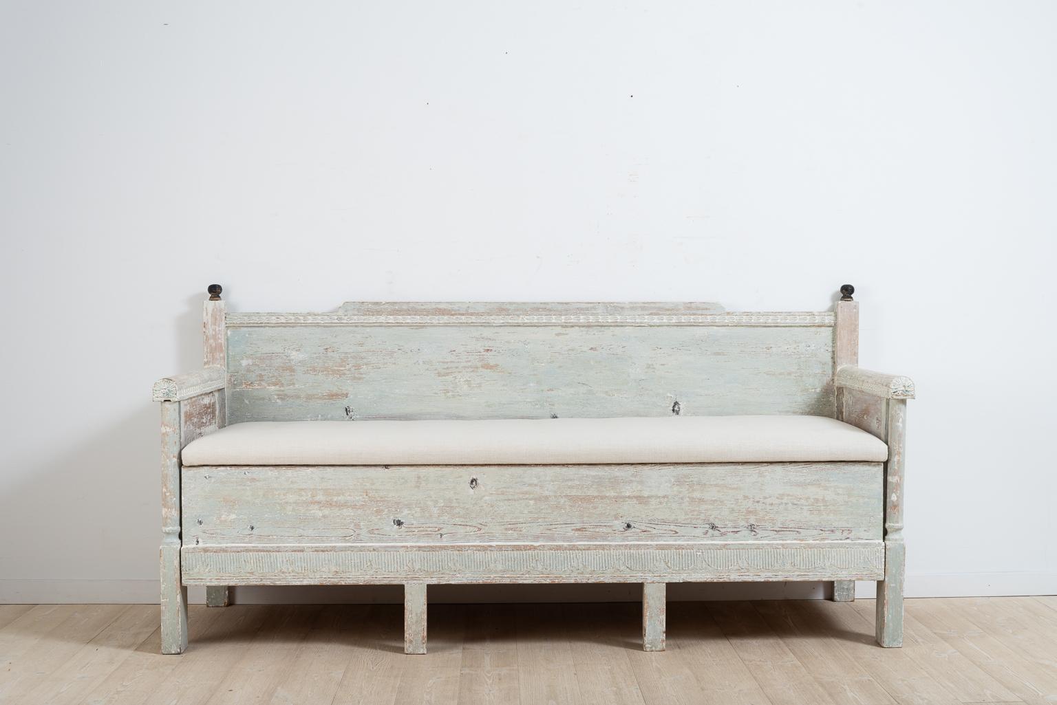 Pine Early 19th Century Swedish Gustavian Provincial Sofa