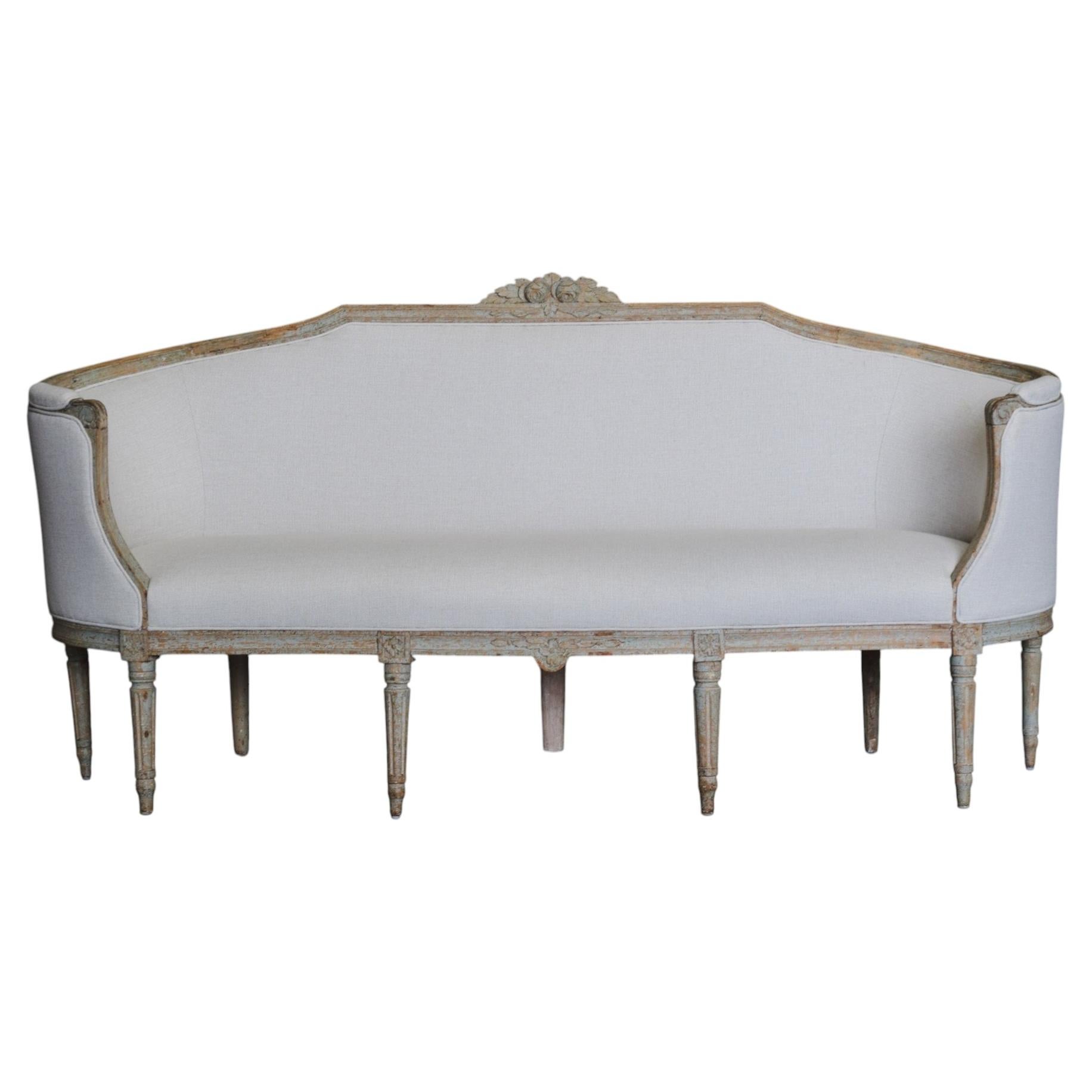 Early 19th Century Swedish Gustavian Sofa, c. 1815