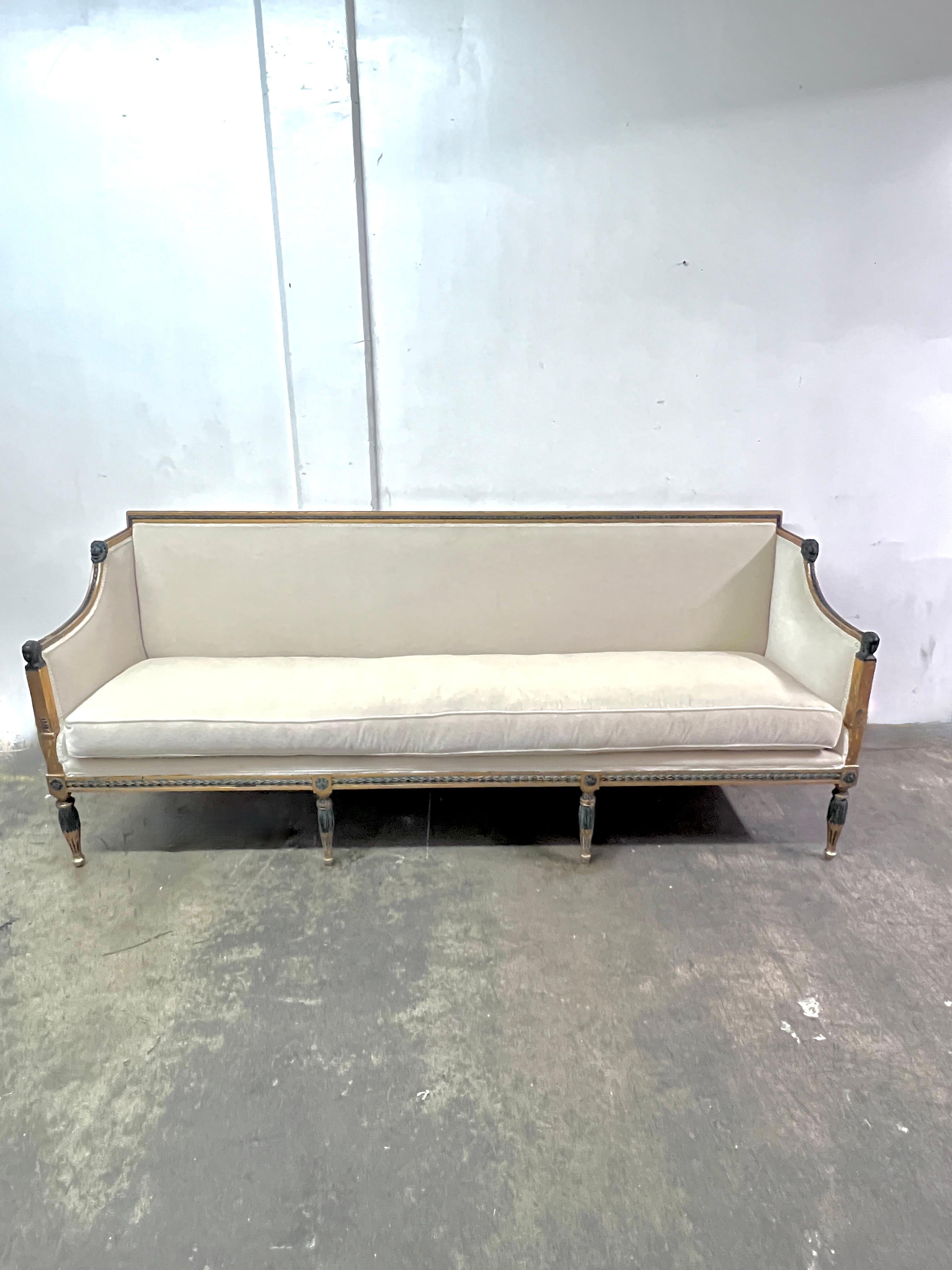 Schwedisches Gustavianisches Sofa aus dem frühen 19.  im Angebot 5