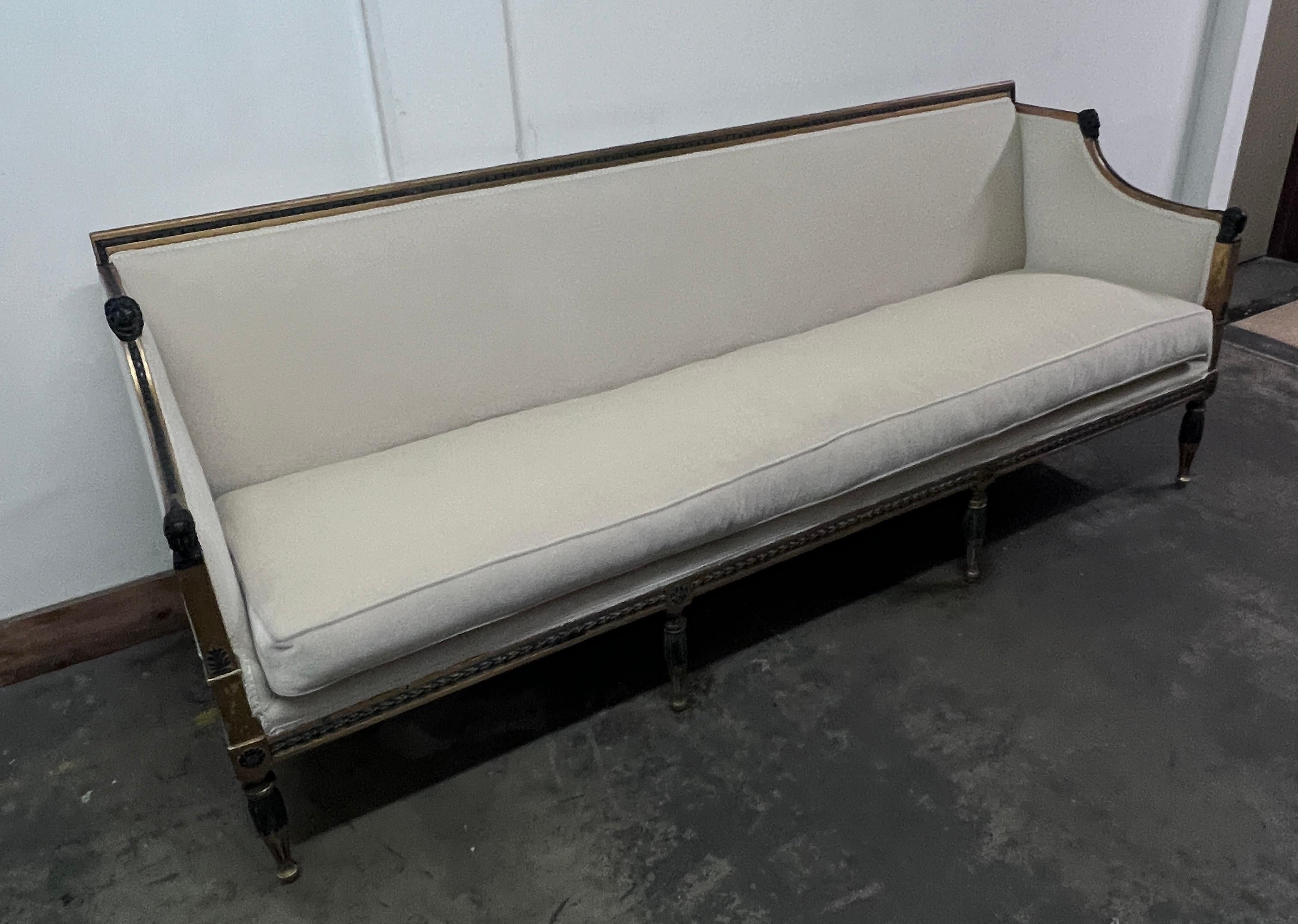 Schwedisches Gustavianisches Sofa aus dem frühen 19.  im Angebot 6