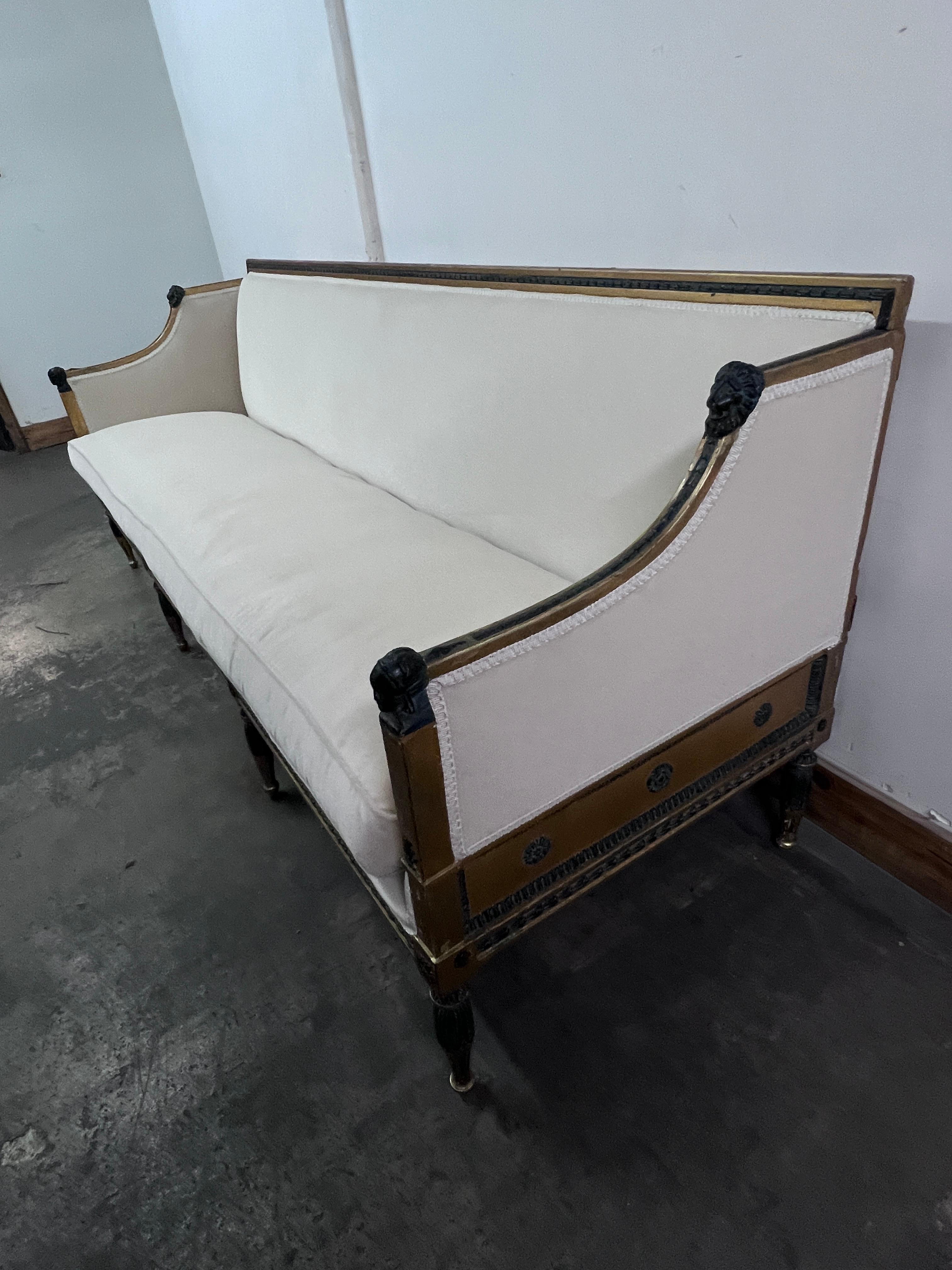Schwedisches Gustavianisches Sofa aus dem frühen 19.  im Angebot 8