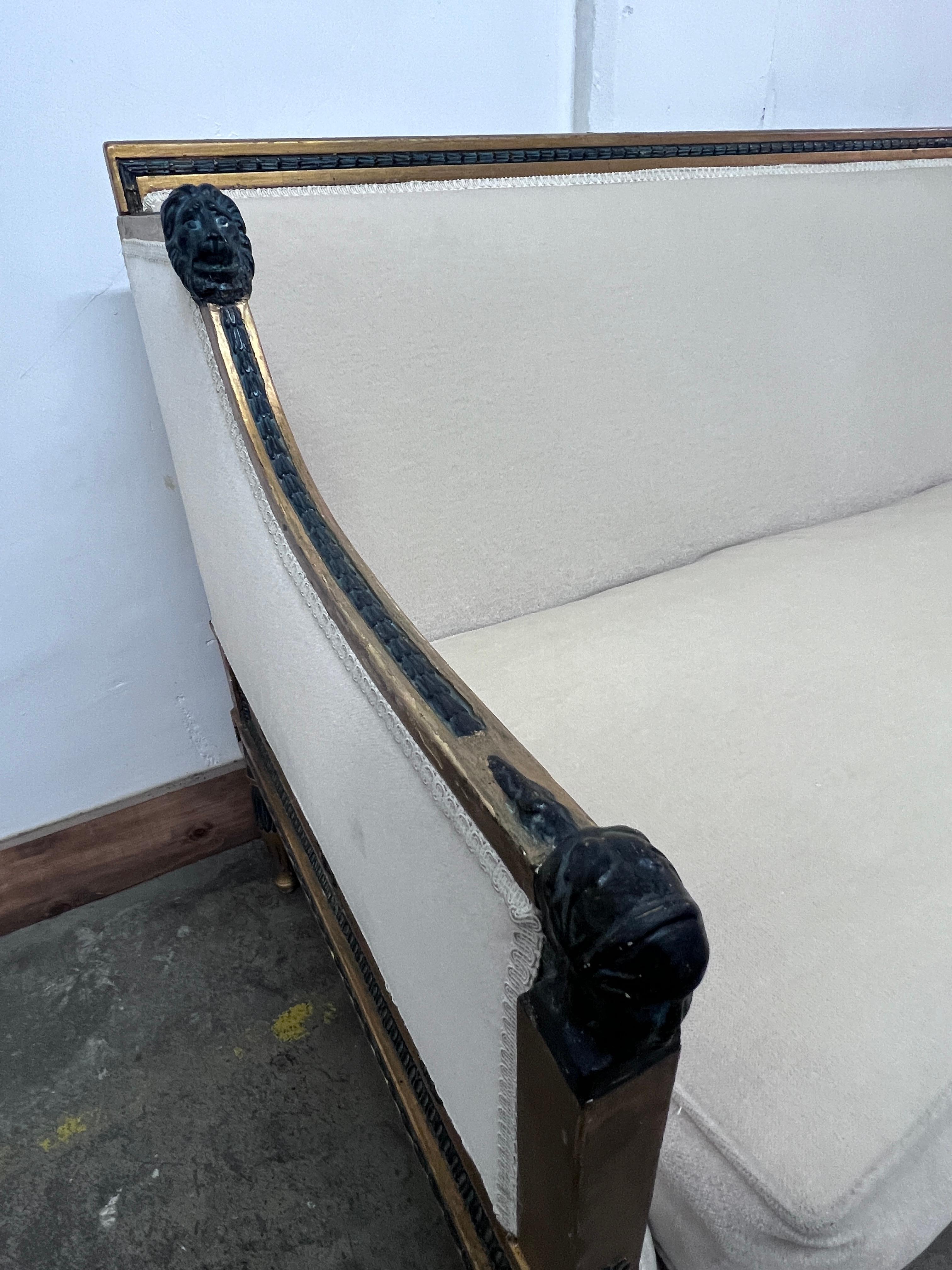 Schwedisches Gustavianisches Sofa aus dem frühen 19.  im Angebot 9