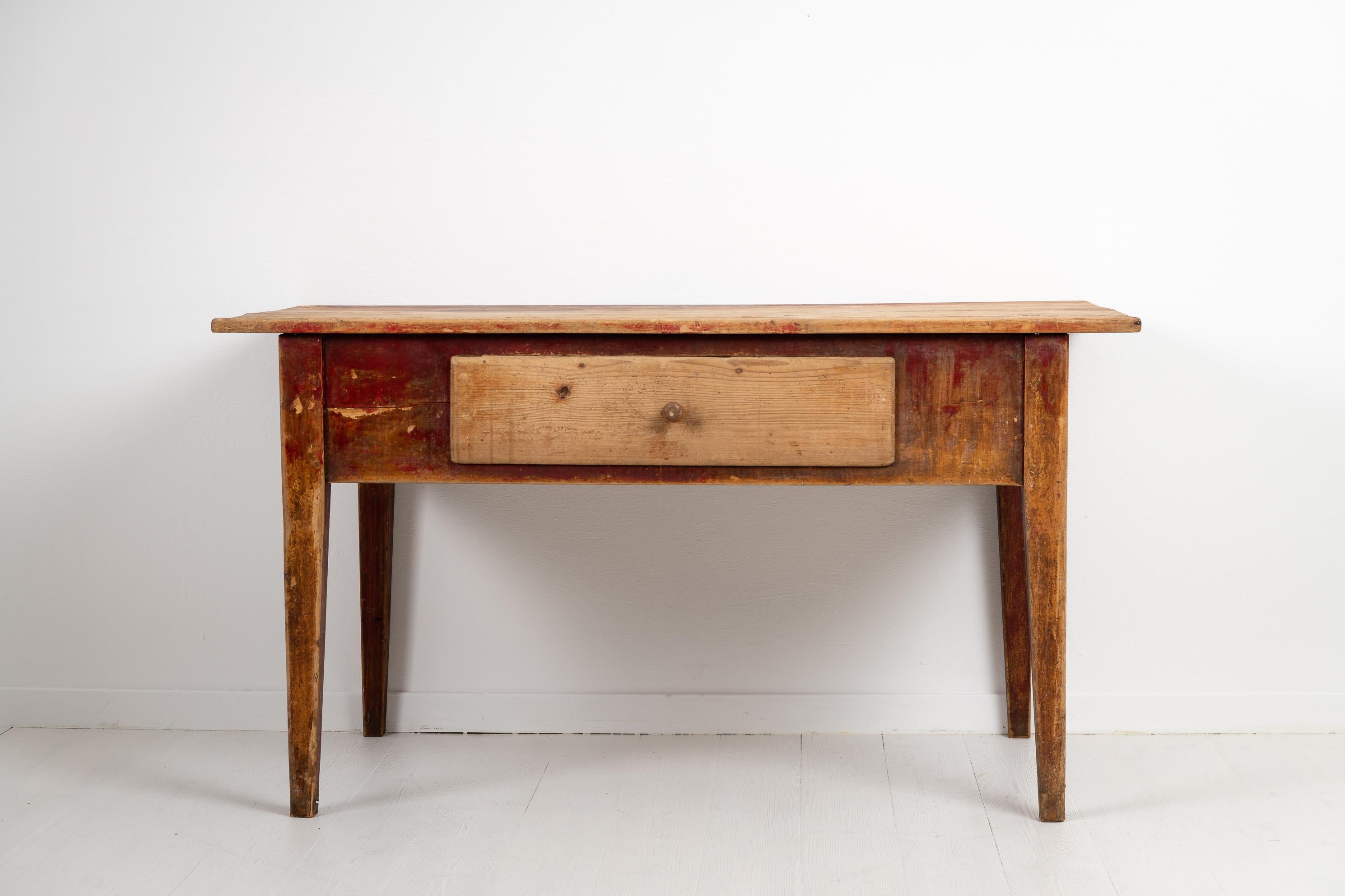 Hand-Crafted Early 19th Century Swedish Gustavian Style Country Work Table For Sale