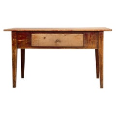 Early 19th Century Swedish Gustavian Style Country Work Table