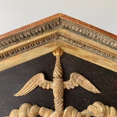 Early 19th Century Swedish Neoclassical Gustavian Wall Mirror with Faux Porphyry