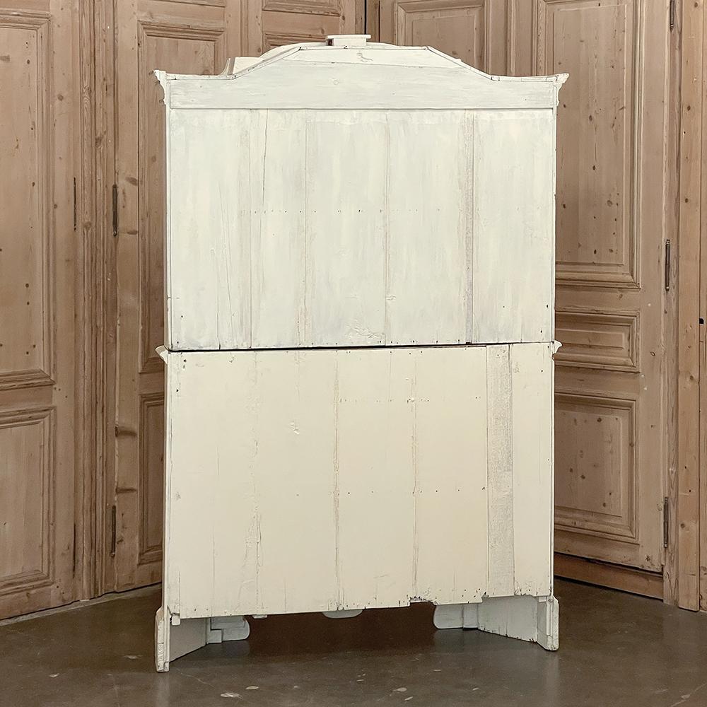 Early 19th Century Swedish Neoclassical Painted Vitrine ~ Bookcase For Sale 14