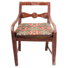 Early 19th Century Swedish Painted Armchair