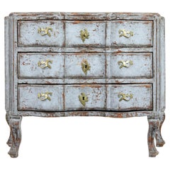 Early 19th century Swedish painted baroque revival chest of drawers