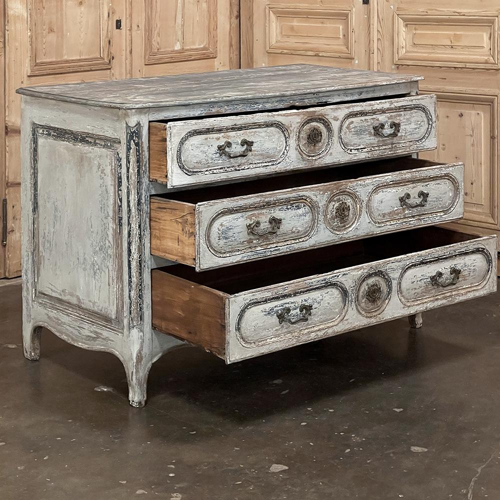 Early 19th Century Swedish Painted Commode, Chest of Drawers For Sale 3