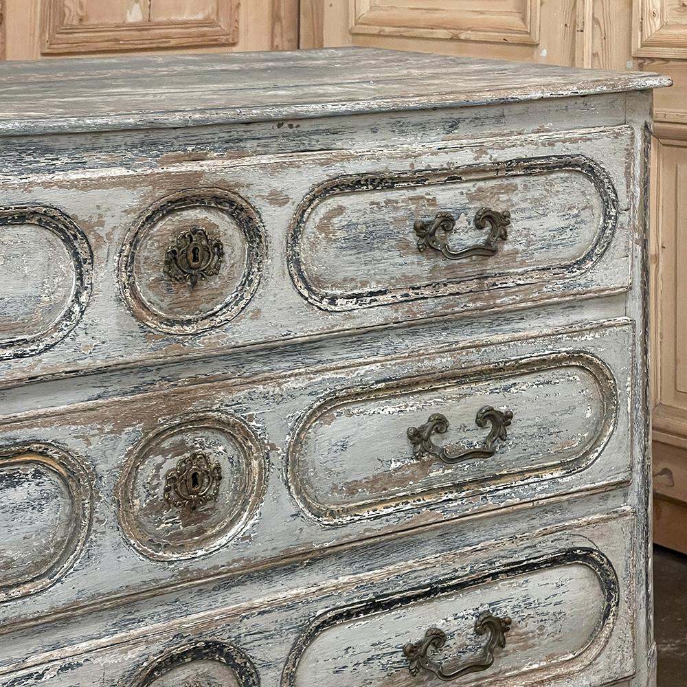 Early 19th Century Swedish Painted Commode, Chest of Drawers For Sale 6