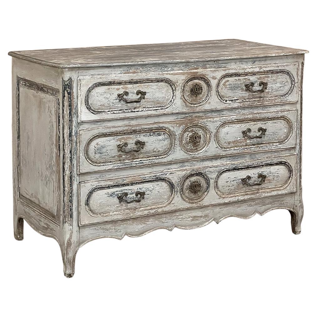 Commode peinte suédoise du début du 19ème siècle ~ Commode à tiroirs