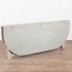 Consolle con gamba a cancello del tavolo in pino dipinto del primo Ottocento svedese