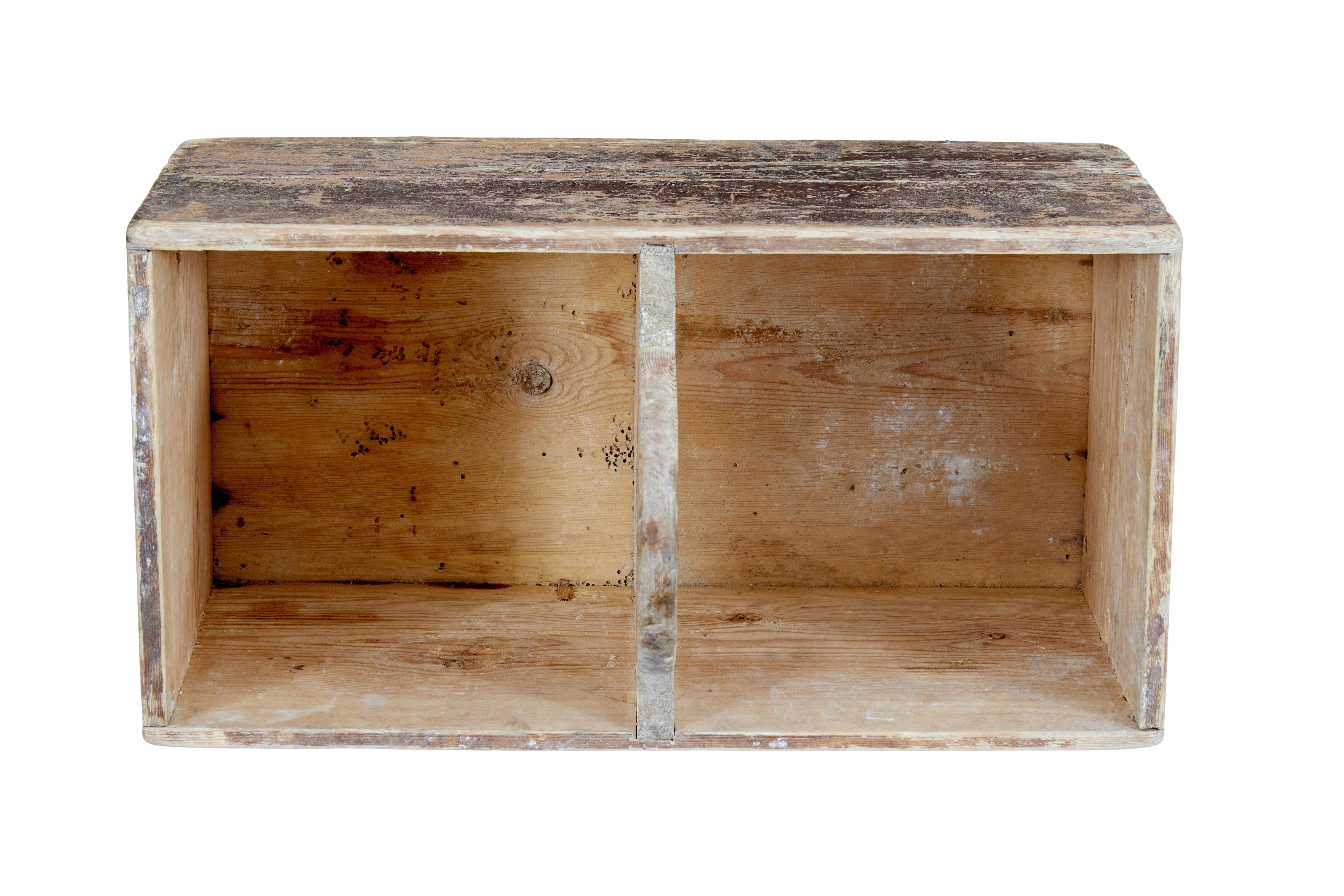 Early 19th Century Swedish Pine Bread Storage Box 2