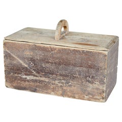 Early 19th Century Swedish Pine Bread Storage Box