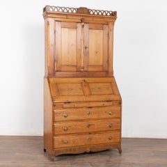 Early 19th Century Swedish Pine Secretary Bureau