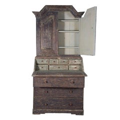 Early 19th Century Swedish Secrétaire with Original Patina and Color