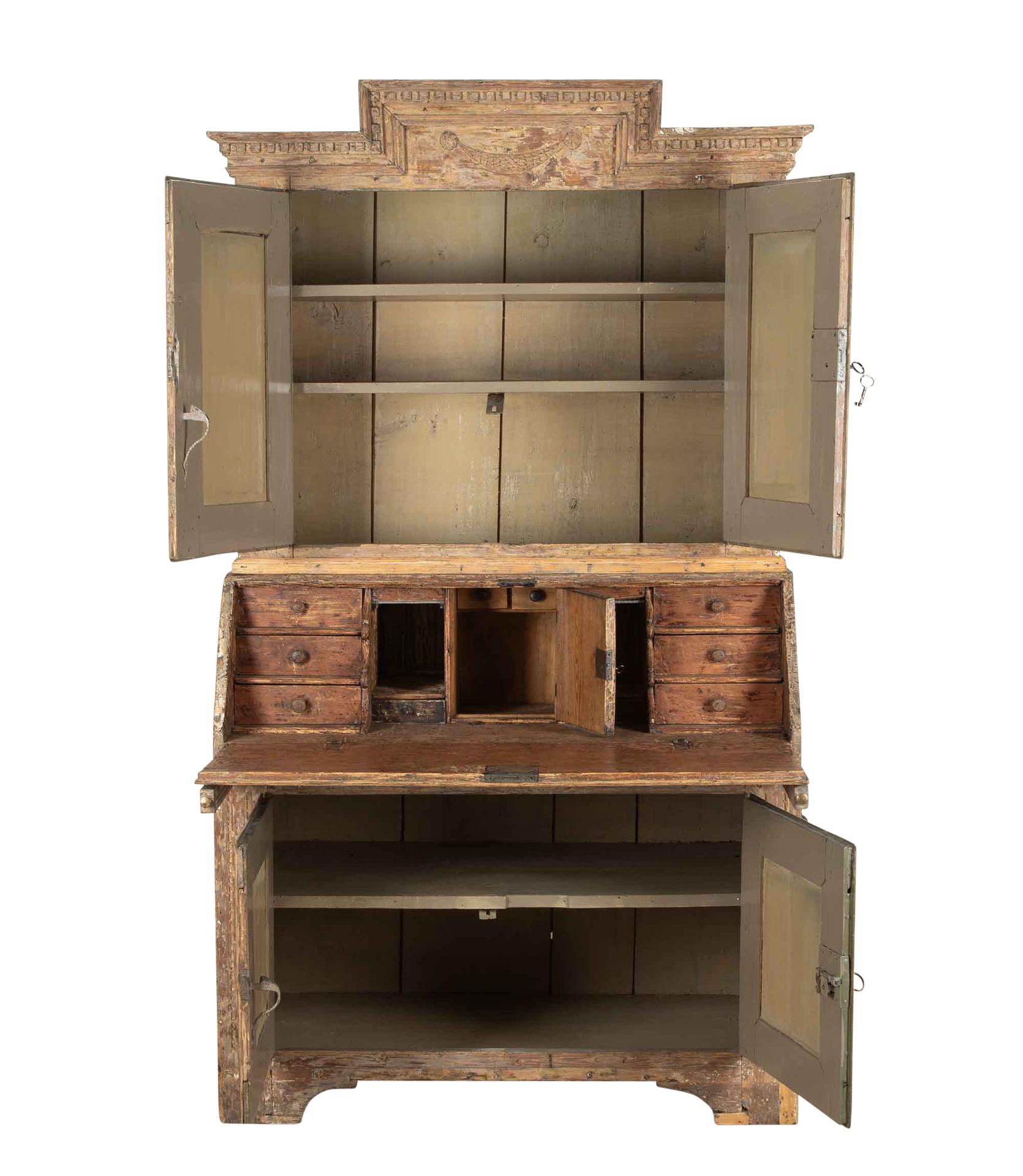 Early 19th Century Swedish Secretary from Skåne For Sale 6