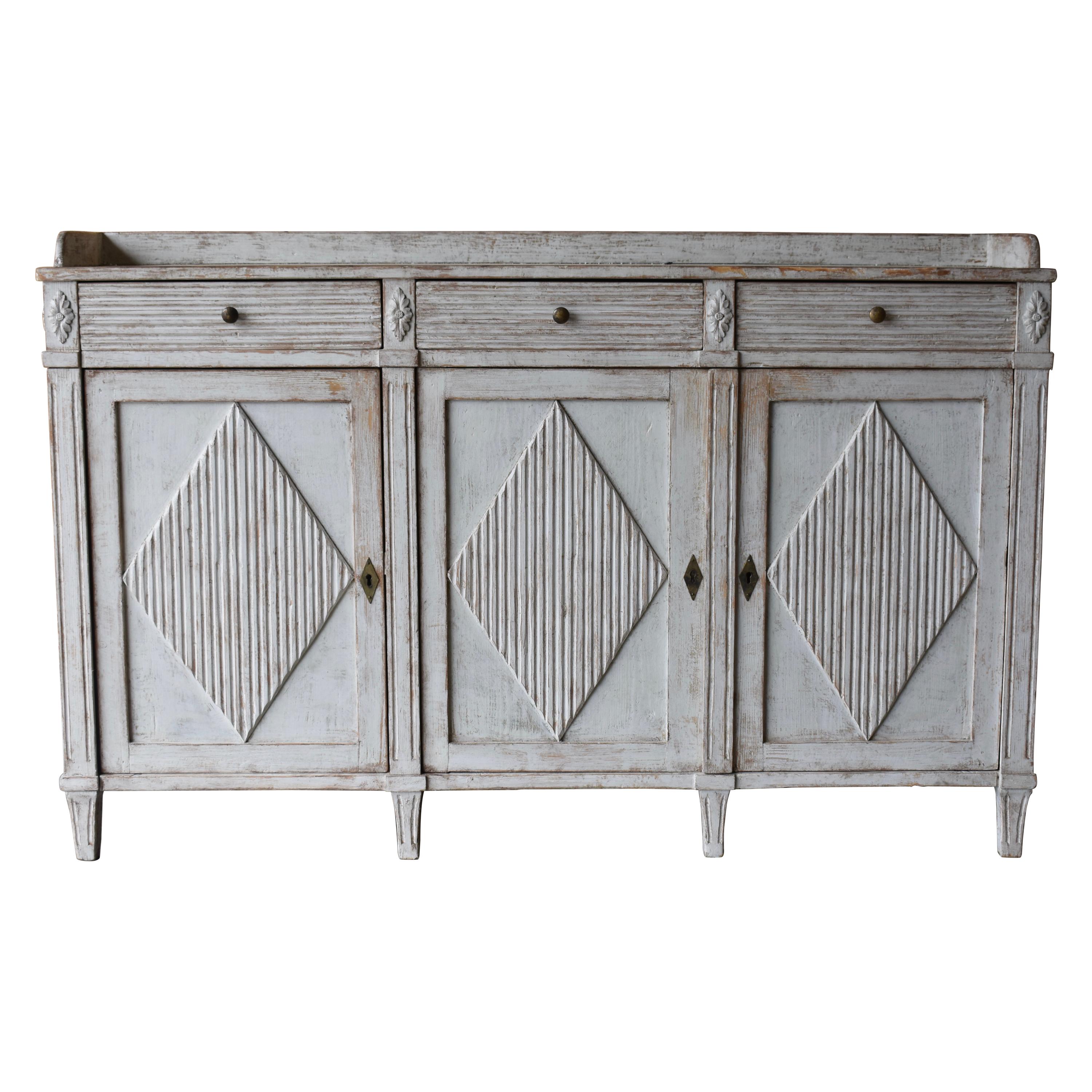 Early 19th Century Swedish Sideboard For Sale