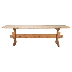 Early 19th Century Swedish Trestle Style Table