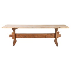 Tavolo svedese a cavalletto dei primi del XIX secolo