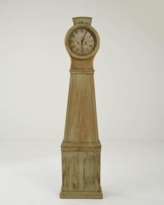 Early 19th Century Swedish Wooden Clock