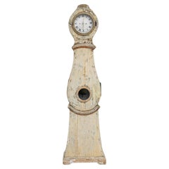 Used Early 19th Century Swedish Wooden Floor Clock
