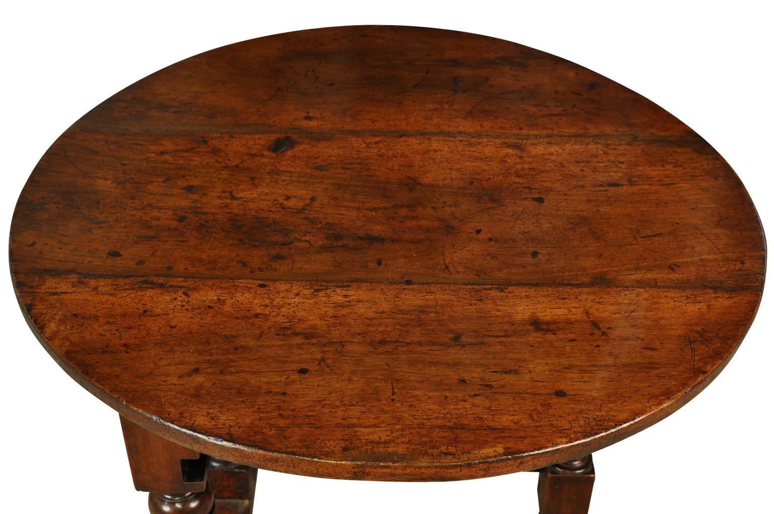 Walnut Early 19th Century Table De Vigneron, Wine Tasting Table