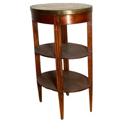 Table à plateau de marbre du début du 19e siècle
