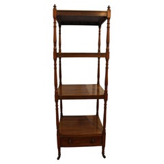 Early 19th Century, Tall What-Not Stand or Etagere