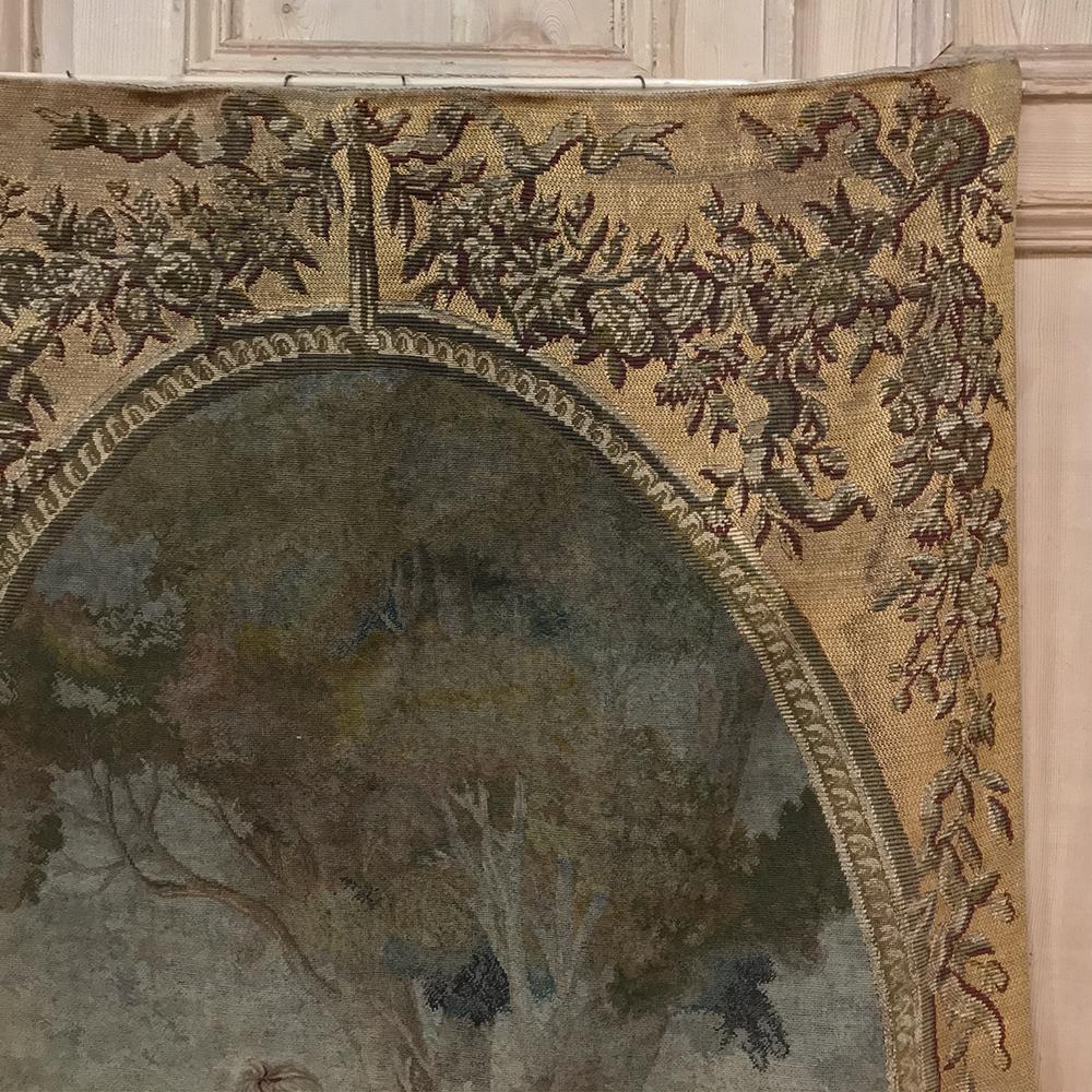 Neoclassical Early 19th Century Tapestry after a Watteau Work