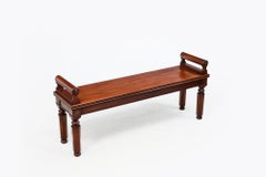 Early 19th Century Tatham Hall Mahogany Bench