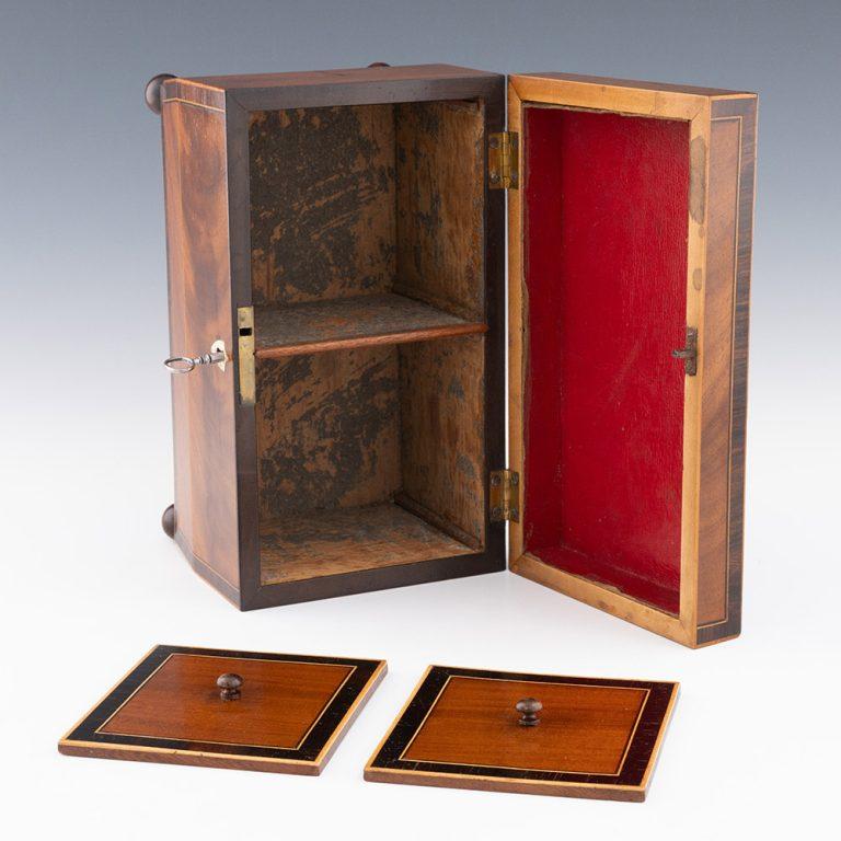 Early 19th Century Tea Caddy of Sarcophagus Form c1830 In Good Condition For Sale In Tunbridge Wells, GB