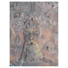 Early 19th Century Terracotta Tablet of the Green Man