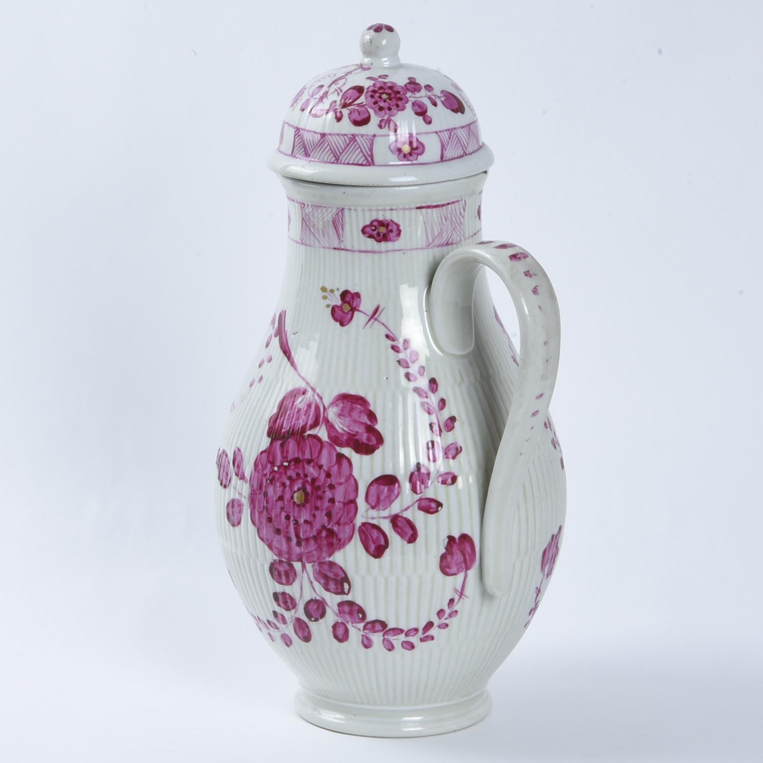 German Early 19th Century Tetau Porcelain Teapot For Sale