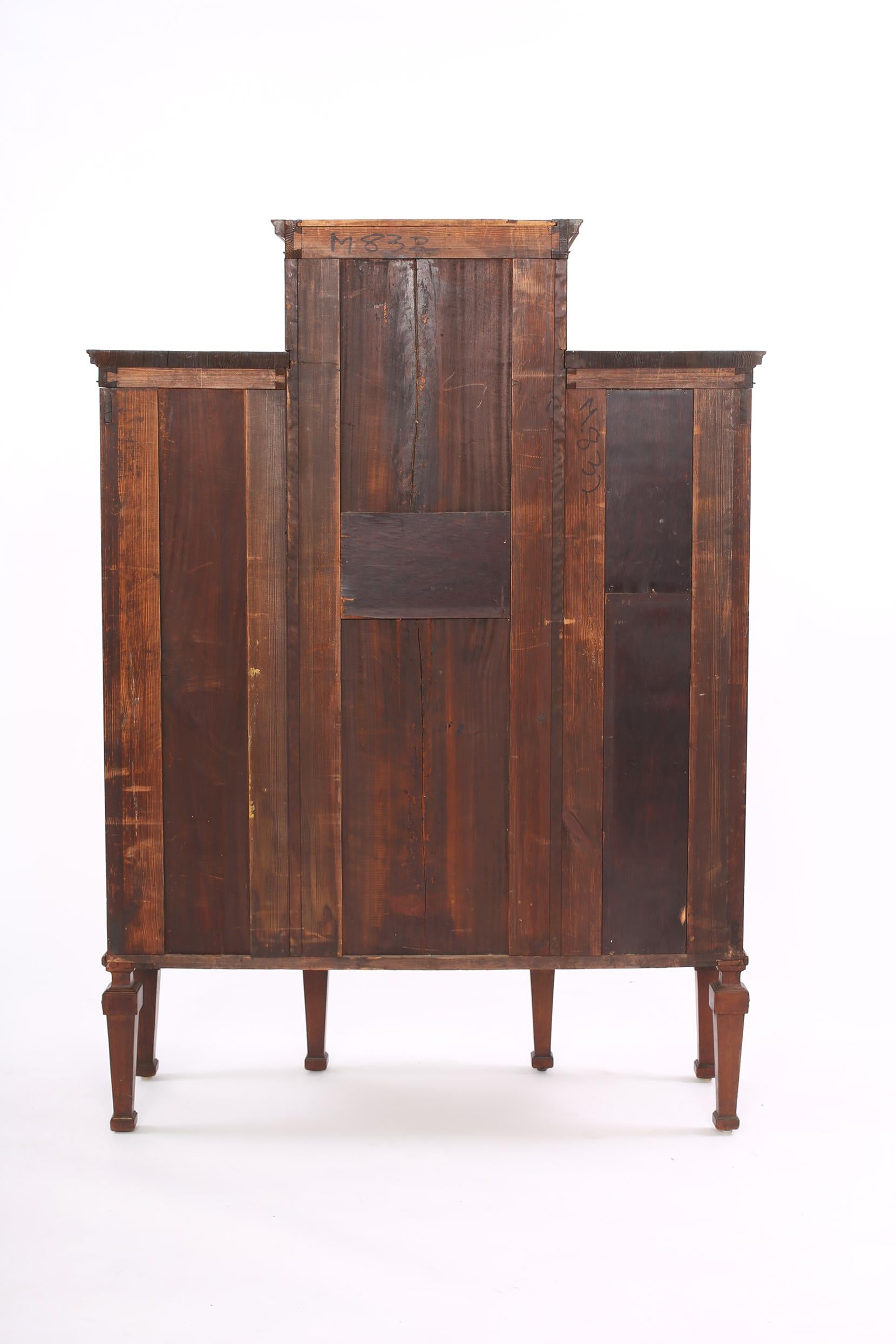 Early 19th Century Three Part French Display Cabinet For Sale 5