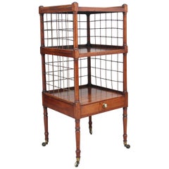 Early 19th Century Three-Tier Mahogany Whatnot