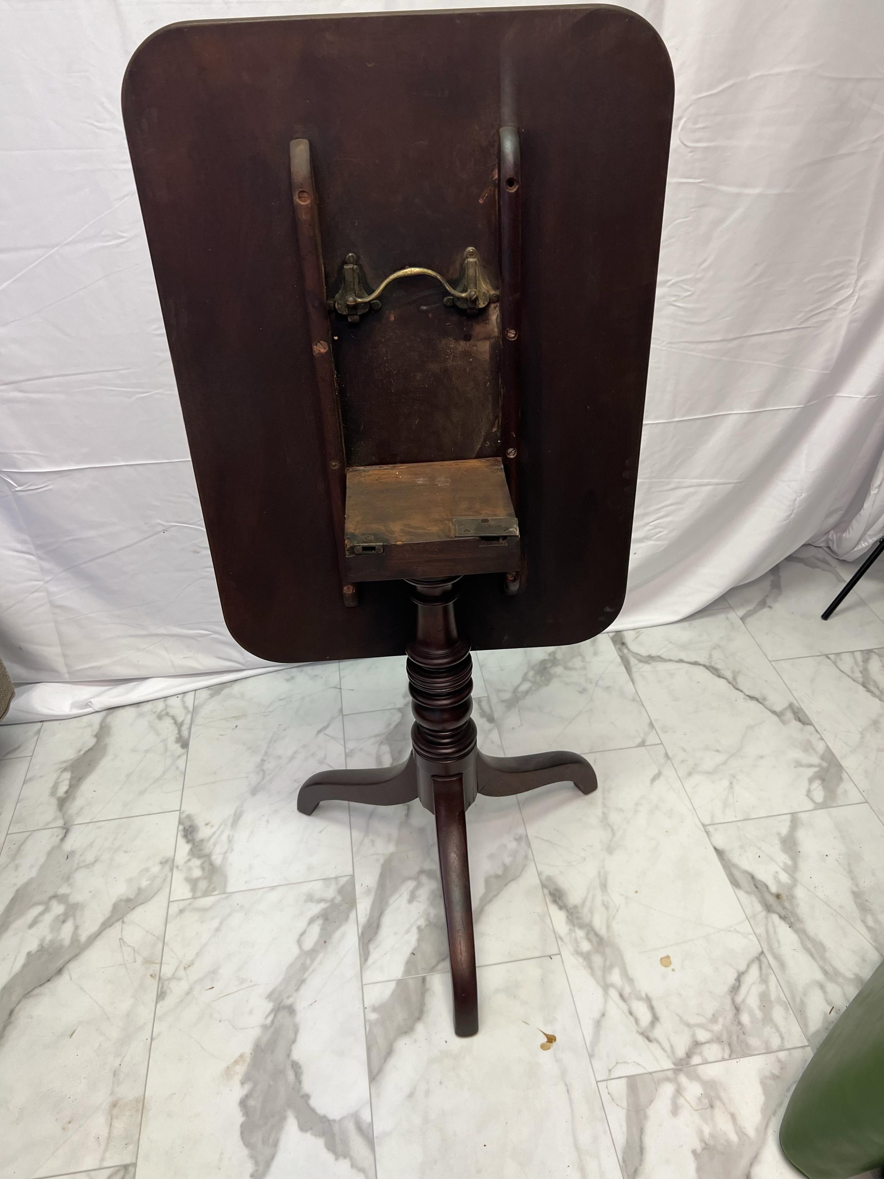 Early 19th Century Tilt Top Occasional Table For Sale 5