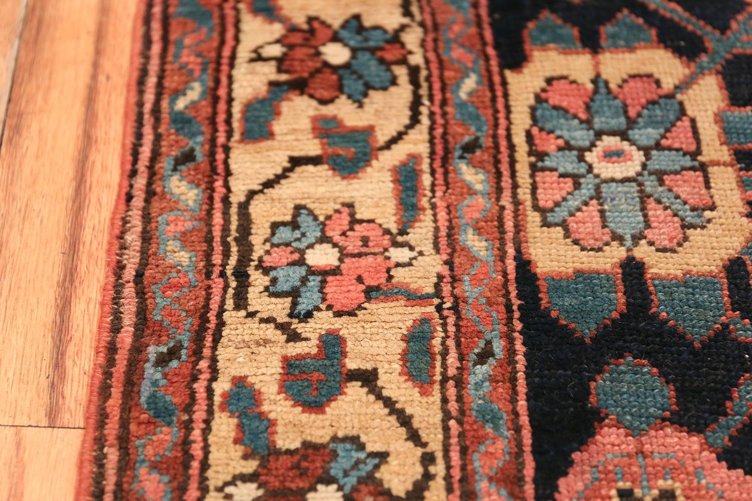 Wool Early 19th Century Tribal Persian Northwest Runner Rug. Size: 2 ft 10 in x 19 ft