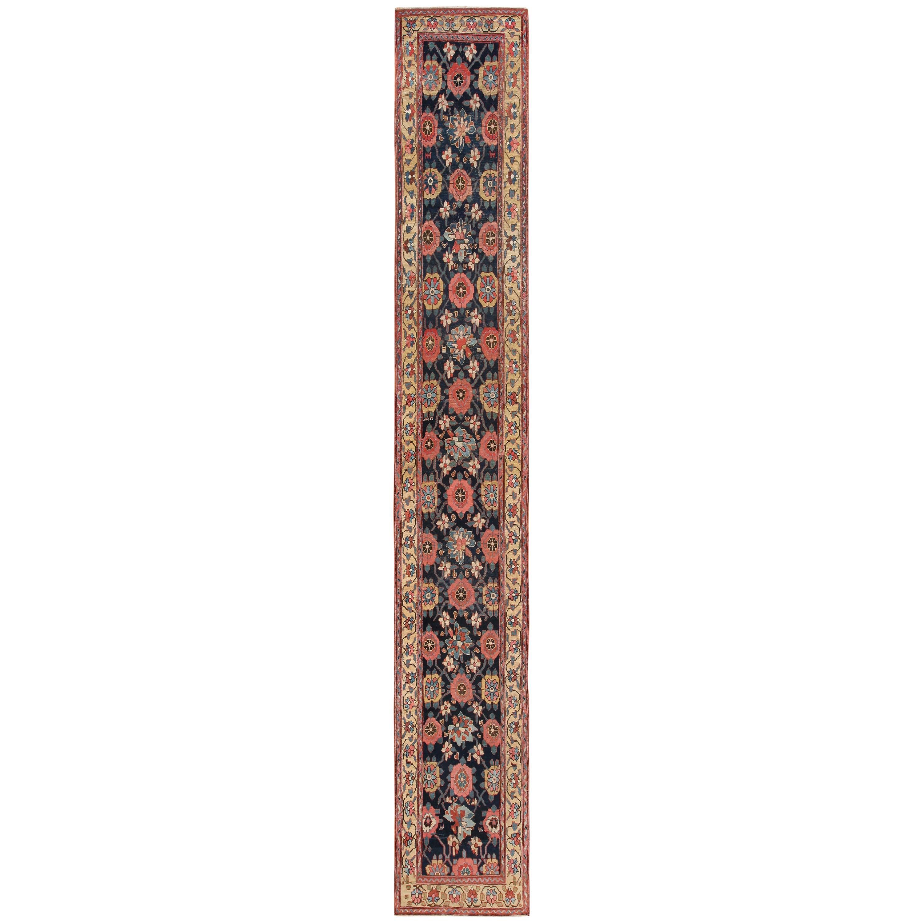 Early 19th Century Tribal Persian Northwest Runner Rug. Size: 2 ft 10 in x 19 ft
