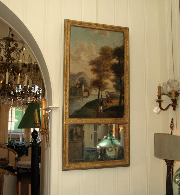 Miroir Trumeau du début du XIXe siècle, Origine de France en vente 3