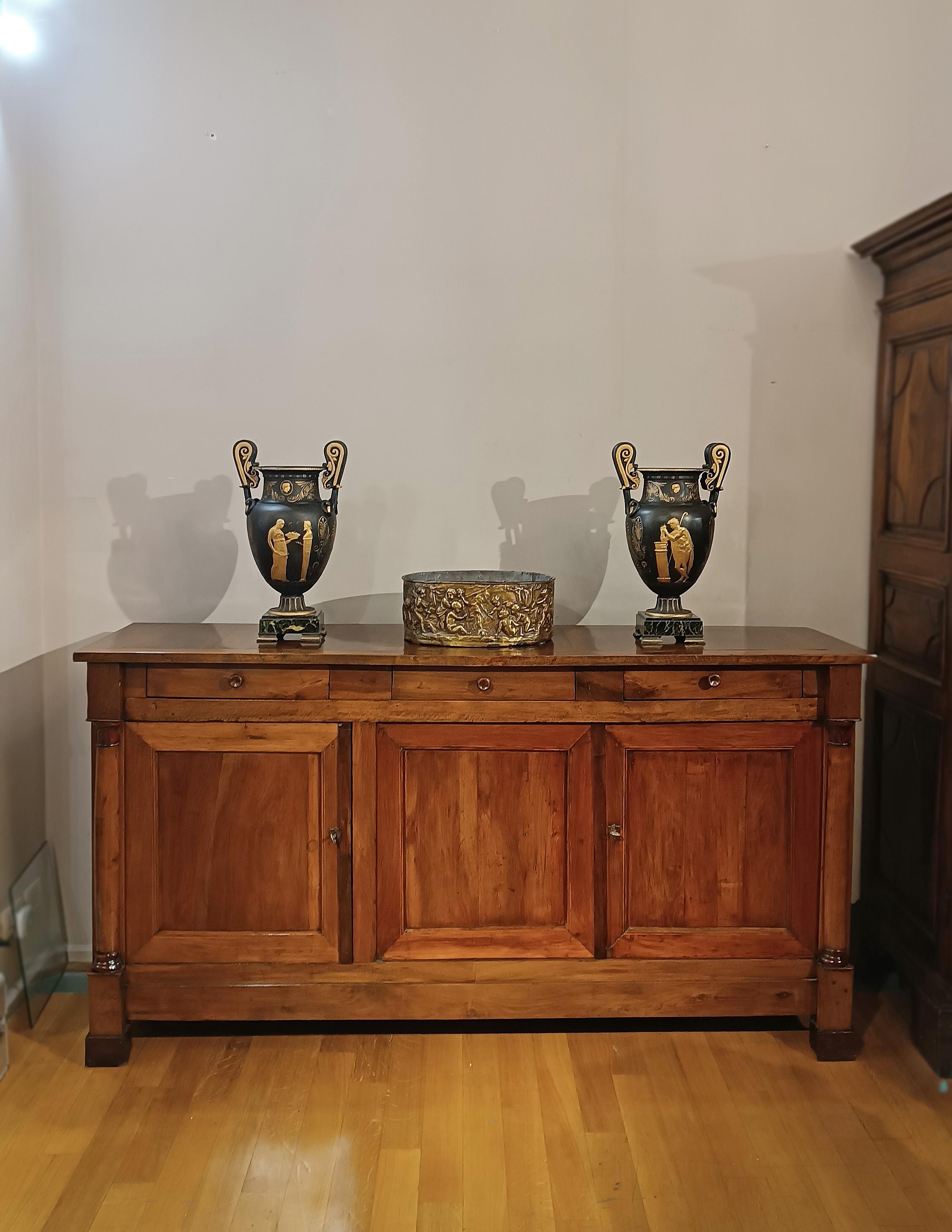 EARLY 19th CENTURY TUSCAN EMPIRE SIDEBOARD For Sale 2