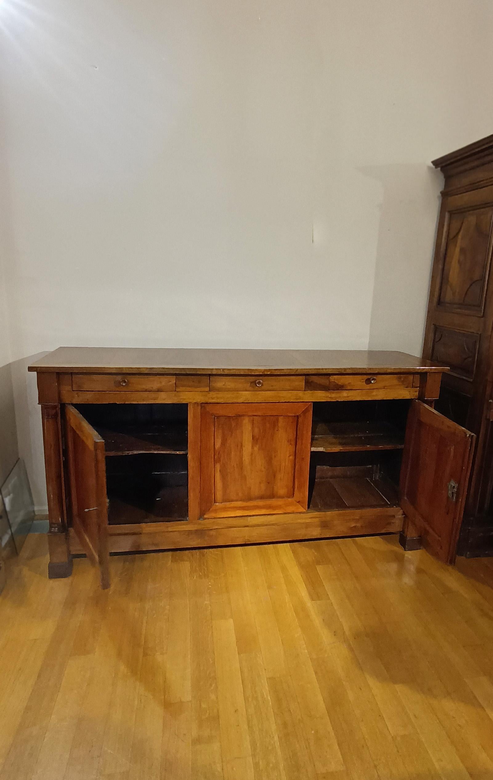EARLY 19th CENTURY TUSCAN EMPIRE SIDEBOARD For Sale 6