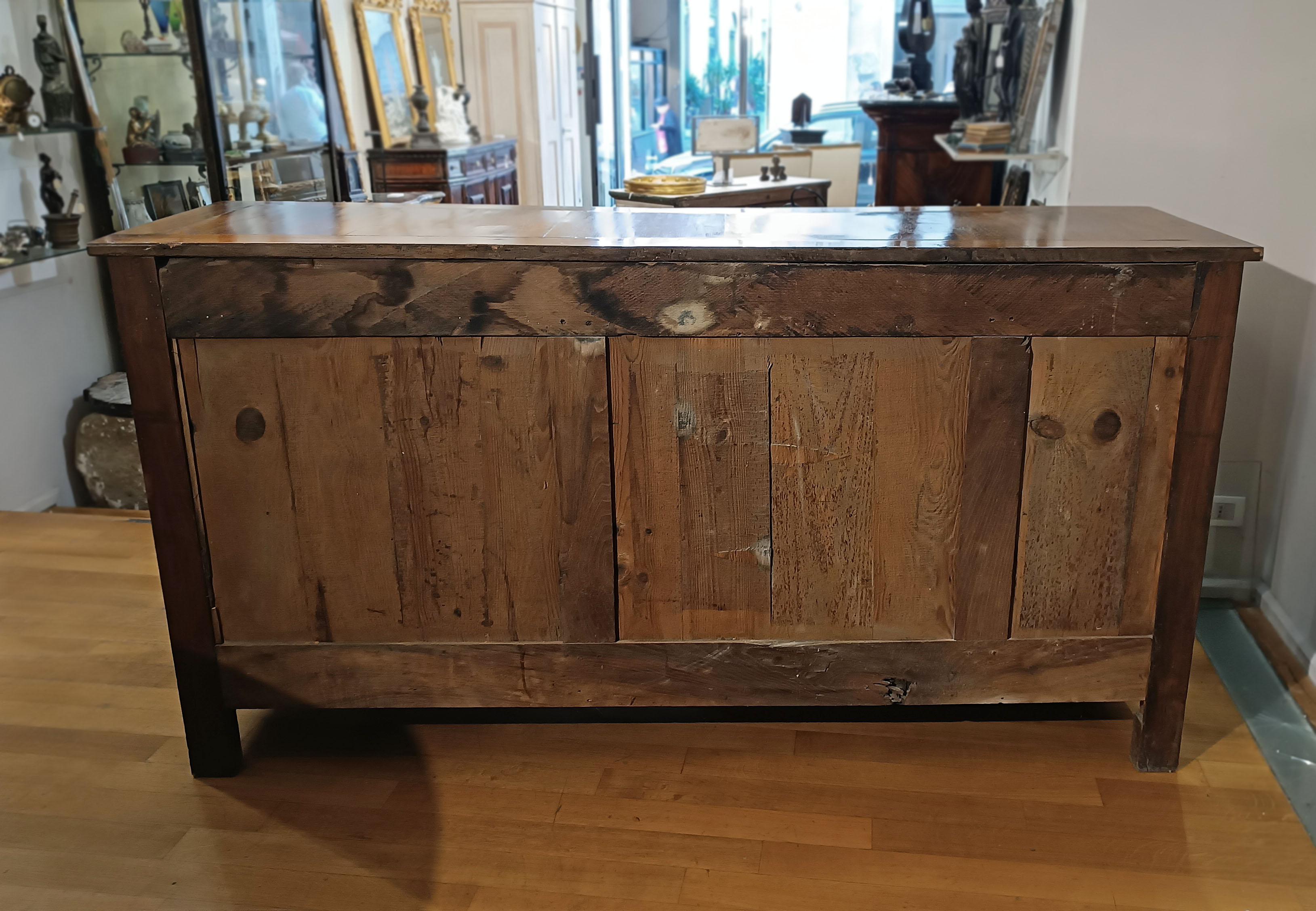 Hand-Carved EARLY 19th CENTURY TUSCAN EMPIRE SIDEBOARD For Sale