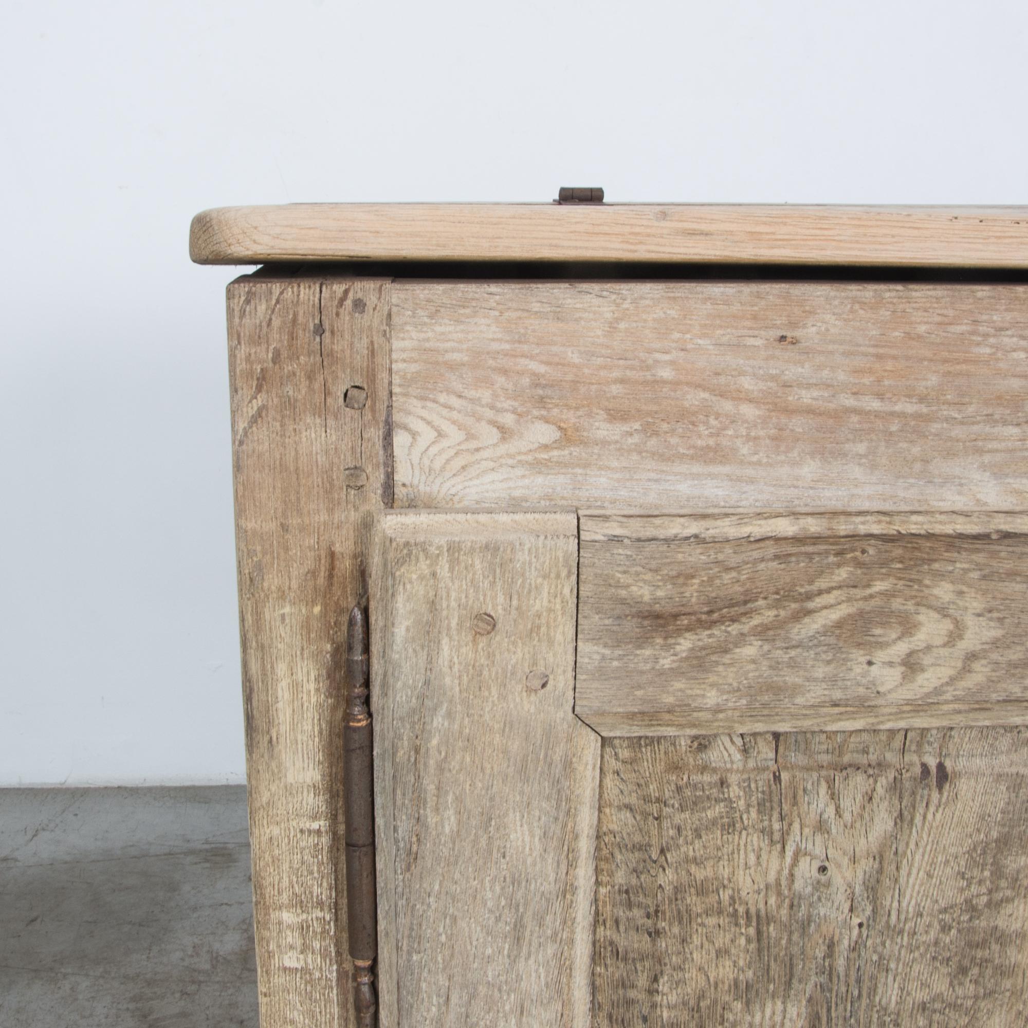 Early 19th Century Two-Door Oak Chest 4